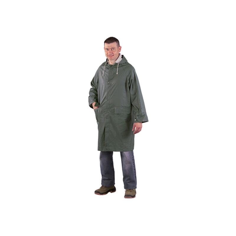 Parka antipioggia PVC verde Tg.XL - Image 2