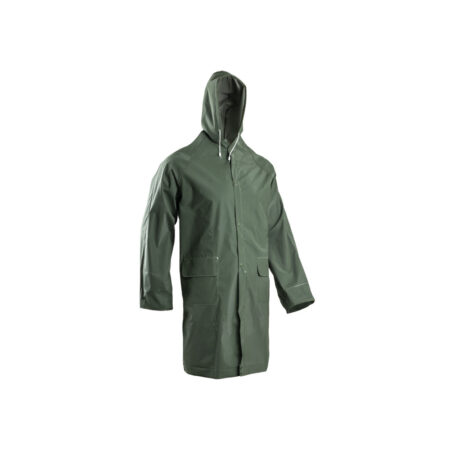 Parka antipioggia PVC verde Tg.XL