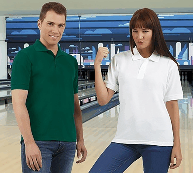 Polo manica corta colorata 100% cotone piquet  ULISES