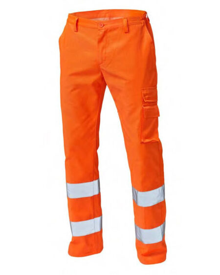 PANTALONI INVERNALE STEP ONE Fustagno 60% cot. 40% polies.  345 gr/mq  colori disponibe ArancioTg. XS-5XL