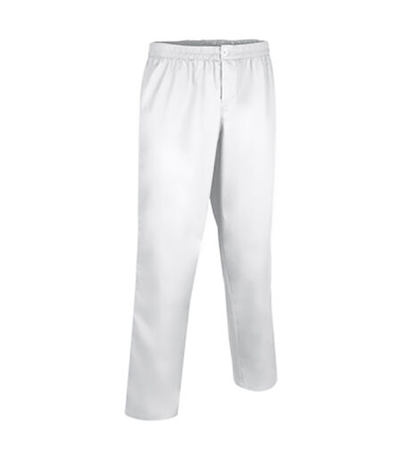 Pantaloni medicali Pixel bianchi 65% poliestere 35% cotone