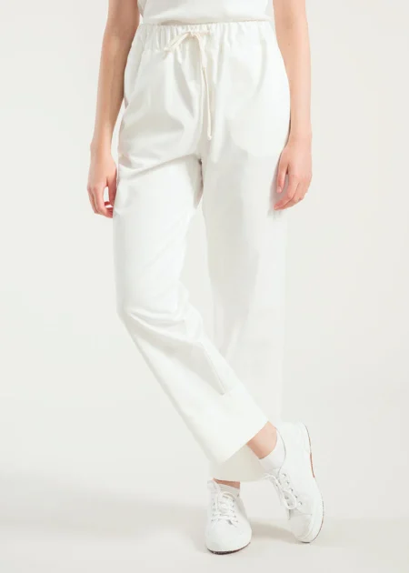 Pantaloni Unisex - 100% Cotton - White
