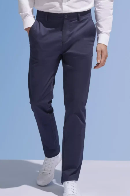 02917 - Pantalone colorato satinato 228 uomo - 98% cotone 2% elastan - 2 tasche anteriori e posteriori - Tg. IT da 44 a 58 Tg.38-52