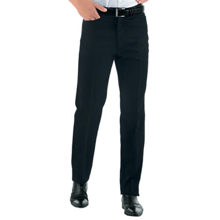 Pantaloni uomo carrettiera neri 100% poliestere