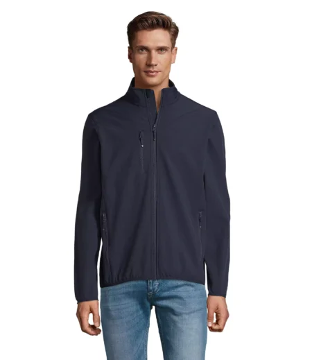 03090 - Giacca colorata 270 uomo full zip - 94% poliestere 6% elastan - tessuto Softshell Tg.S-4XL