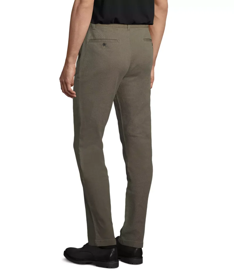 03178 - Pantalone chino uomo - Twill 335 - 98% cotone 2% elastan - Vita elasticizzata Tg.38-56 - immagine 2