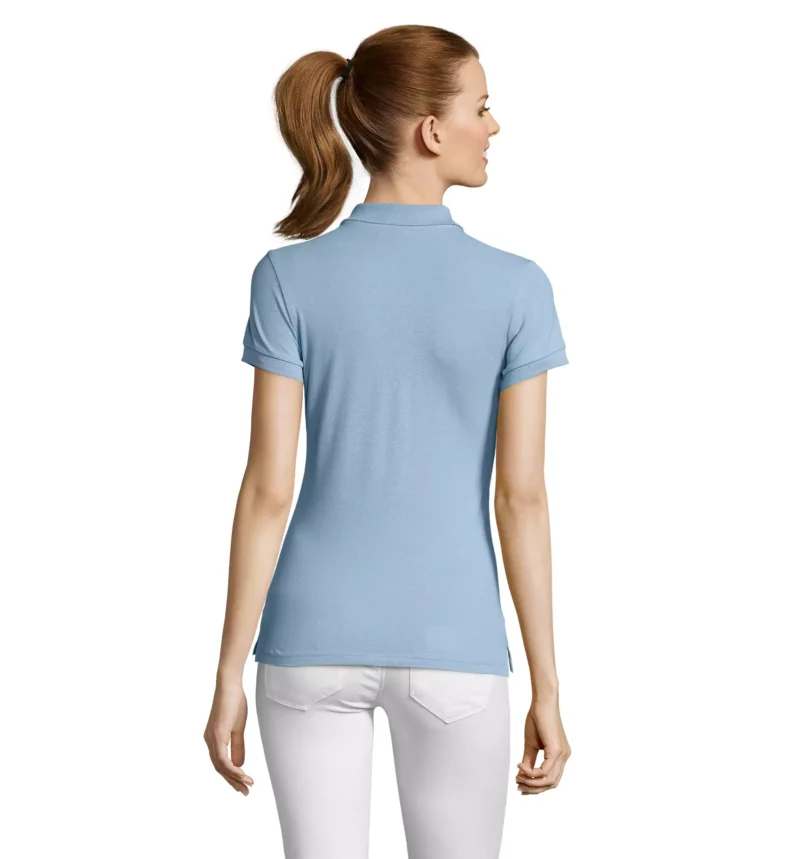 11338 - Polo colorata 170 donna m/c - cotone piquè pettinato - immagine 2