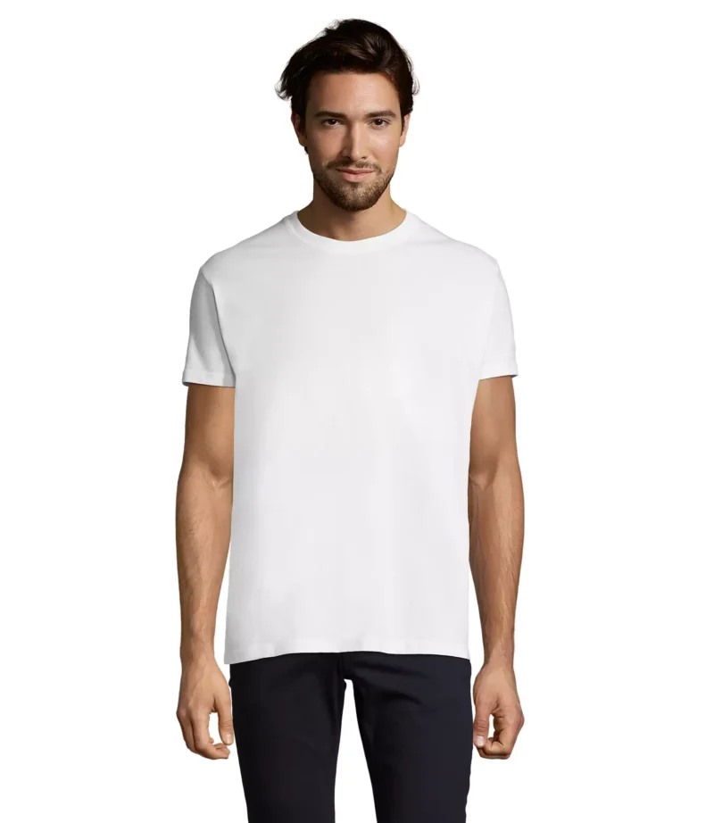 11500 - T-shirt bianca 190 uomo m/c girocollo - immagine 3