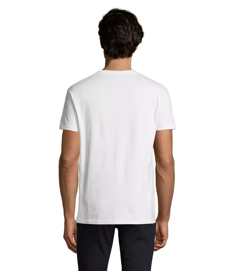 11500 - T-shirt bianca 190 uomo m/c girocollo - immagine 2