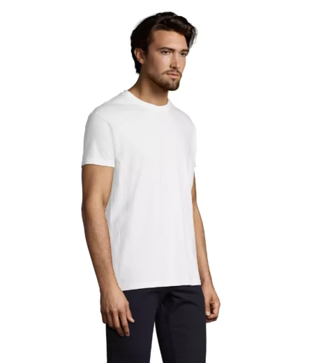 11500 - T-shirt bianca 190 uomo m/c girocollo